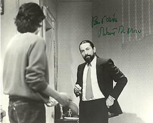 Robert De Niro Autographed Publicity Photograph photograph UK RDNPHAU262695