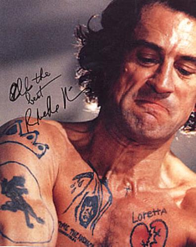 Robert De Niro Cape Fear Autographed Colour Picture memorabilia UK RDNMMCA259671