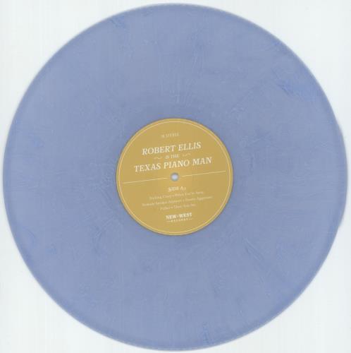 Robert Ellis Texas Piano Man - Sky Blue Vinyl vinyl LP album (LP record) US 81BLPTE872386