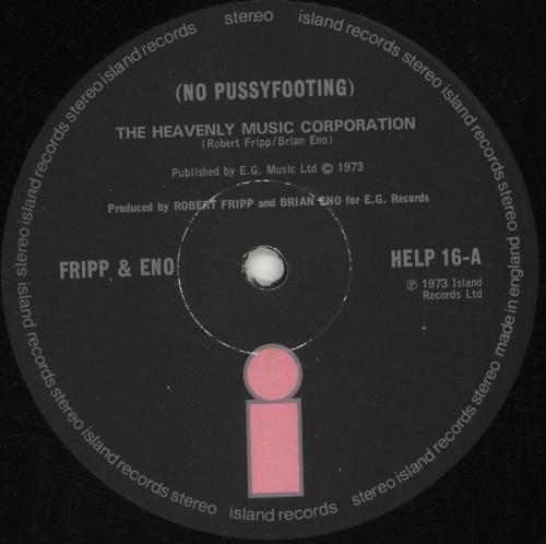 Robert Fripp & Brian Eno No Pussyfooting - EX vinyl LP album (LP record) UK RZDLPNO748330