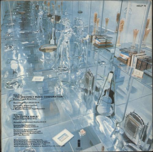 Robert Fripp & Brian Eno No Pussyfooting - EX vinyl LP album (LP record) UK RZDLPNO748330