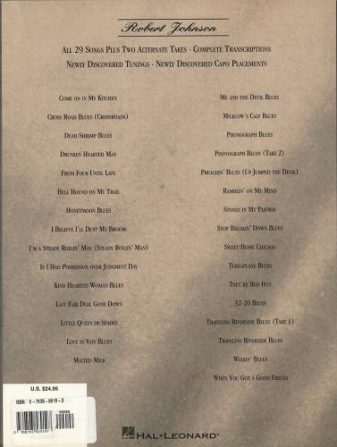 Robert Johnson (30s) The New Transcriptions vinyl LP album (LP record) US RJ2LPTH876003