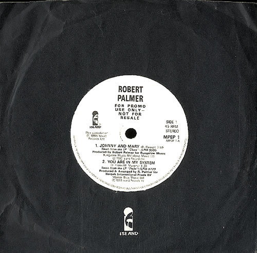 Robert Palmer Johnny And Mary 7" vinyl single (7 inch record / 45) UK PLM07JO588836
