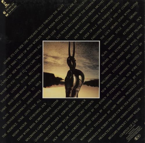 Robert Palmer Maybe It's Live vinyl LP album (LP record) Dutch PLMLPMA753860