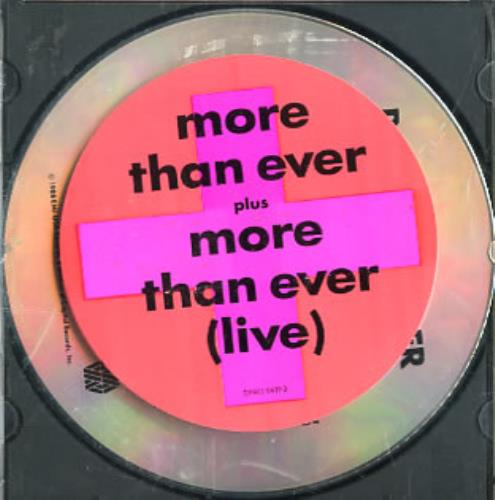 Robert Palmer More Than Ever CD single (CD5 / 5") US PLMC5MO297407