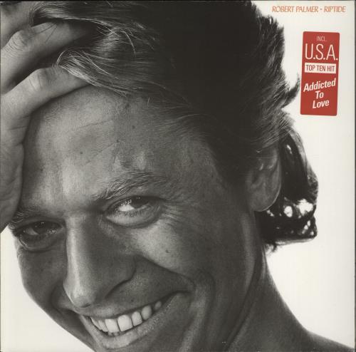 Robert Palmer Riptide - Stickered sleeve vinyl LP album (LP record) German PLMLPRI780315
