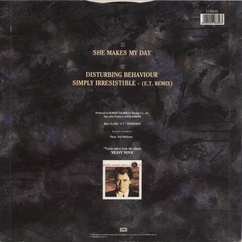 Robert Palmer She Makes My Day 12" vinyl single (12 inch record / Maxi-single) UK PLM12SH393207
