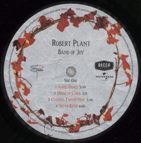 Robert Plant Band Of Joy 2-LP vinyl record set (Double LP Album) UK PLA2LBA578627