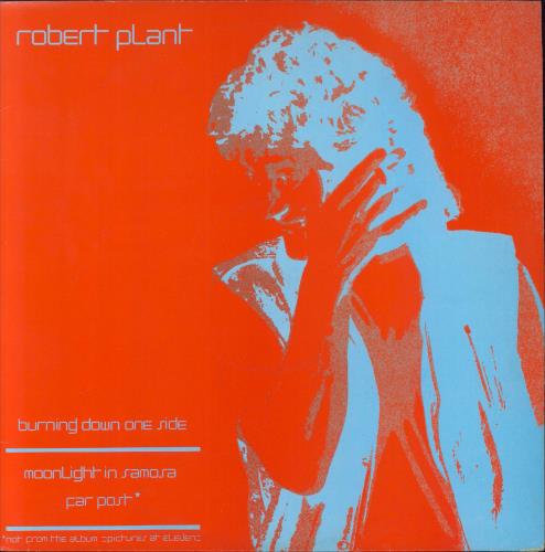 Robert Plant Burning Down One Side 12" vinyl single (12 inch record / Maxi-single) UK PLA12BU825253