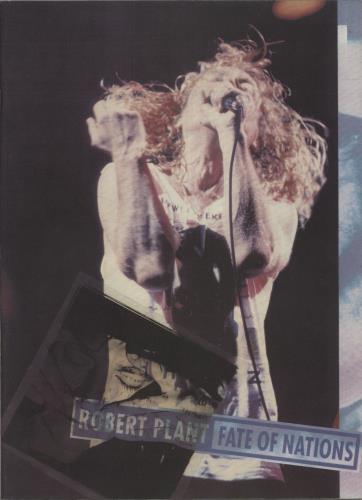 Robert Plant Fate Of Nations + Tickets tour programme UK PLATRFA875550