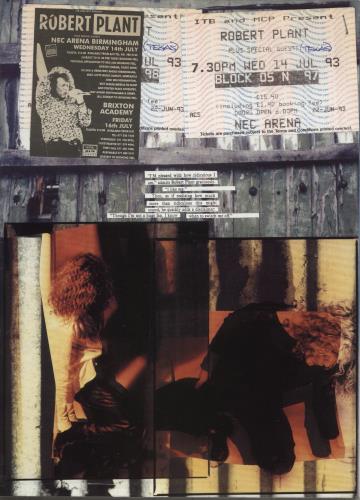 Robert Plant Fate Of Nations + Tickets tour programme UK PLATRFA875550