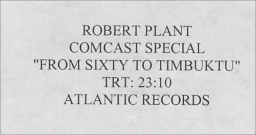 Robert Plant From Sixty To Timbuktu video (VHS or PAL or NTSC) US PLAVIFR434275