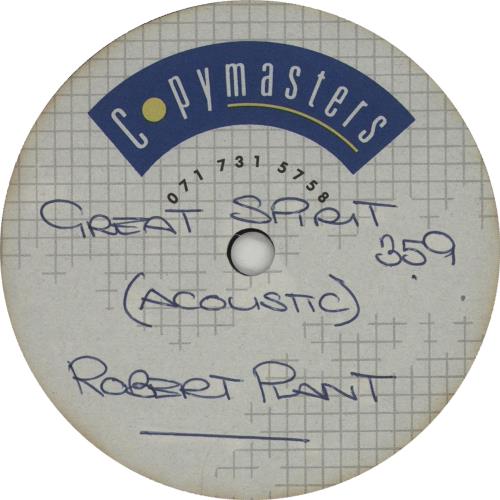 Robert Plant I Believe acetate US PLAATIB659269
