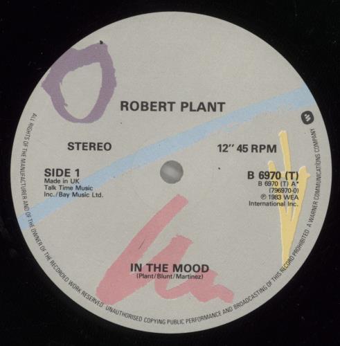 Robert Plant In The Mood 12" vinyl single (12 inch record / Maxi-single) UK PLA12IN37050