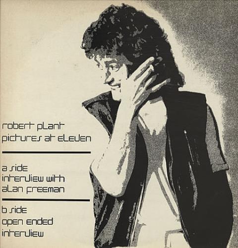 Robert Plant Pictures At Eleven Interview vinyl LP album (LP record) US PLALPPI69100