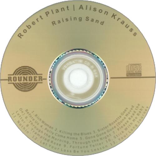 Robert Plant Raising Sand CD-R acetate US PLACRRA421763
