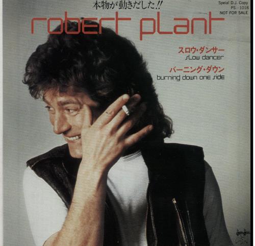 Robert Plant Slow Dancer 7" vinyl single (7 inch record / 45) Japanese PLA07SL648198