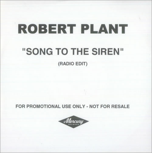 Robert Plant Song To The Siren CD-R acetate UK PLACRSO520956
