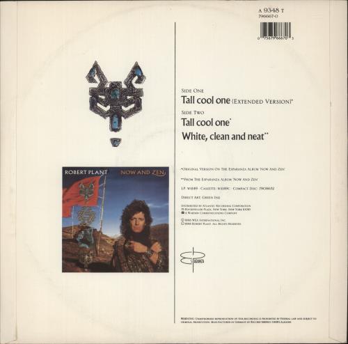 Robert Plant Tall Cool One 12" vinyl single (12 inch record / Maxi-single) UK PLA12TA39678