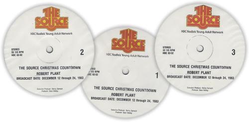 Robert Plant The Source - Christmas Countdown 3-LP vinyl record set (Triple LP Album) US PLA3LTH390867