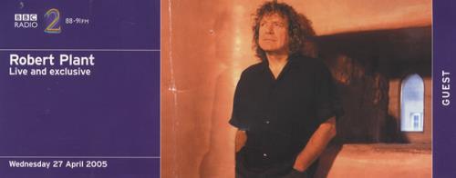 Robert Plant Two Concert Tickets concert ticket UK PLATITW429823