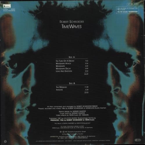 Robert Schroder TimeWaves vinyl LP album (LP record) German RO2LPTI706558
