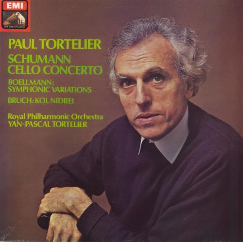 Robert Schumann Cello Concerto / Symphonic Variations / Kol Nidrei vinyl LP album (LP record) UK S5-LPCE825745