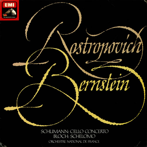 Robert Schumann Cello Concerto - Quad vinyl LP album (LP record) UK S5-LPCE482590