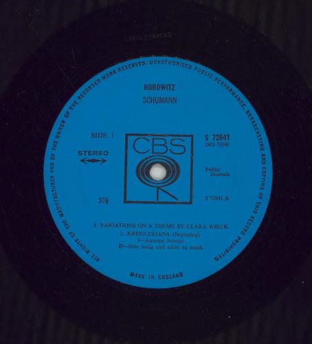 Robert Schumann Kreisleriana Und Variationen �ber Ein Thema Von Clara Wieck vinyl LP album (LP record) UK S5-LPKR868488