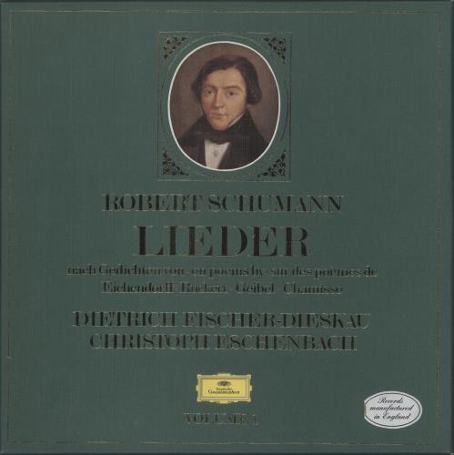 Robert Schumann Lieder - Volume 1 3-LP vinyl record set (Triple LP Album) German S5-3LLI878521