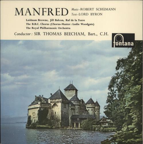 Robert Schumann Manfred 2-LP vinyl record set (Double LP Album) US S5-2LMA766352