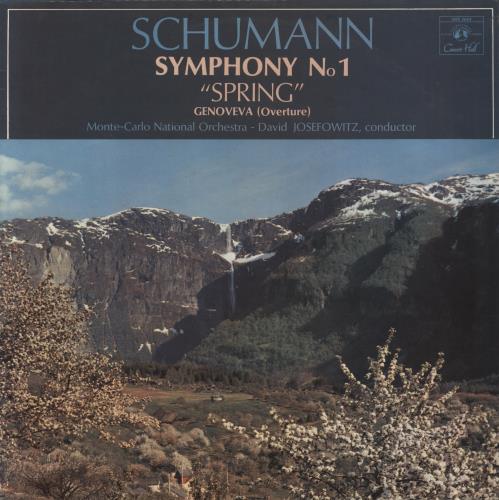 Robert Schumann Schumann: Symphony No. 1 "Spring" / Genoveva (Overture) vinyl LP album (LP record) UK S5-LPSC854385