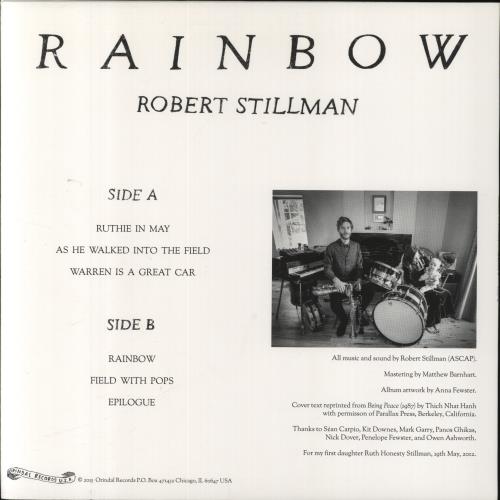 Robert Stillman Rainbow - Clear Vinyl vinyl LP album (LP record) US 7VGLPRA843962