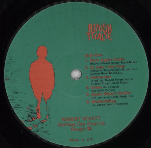 Robert Wyatt Nothing Can Stop Us - Stickered Sleeve vinyl LP album (LP record) UK RWYLPNO797636