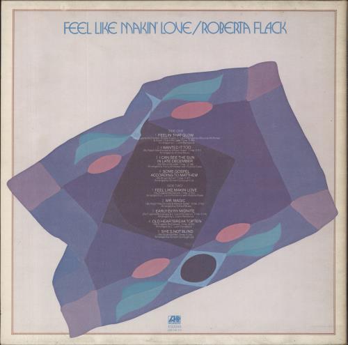 Roberta Flack Feel Like Makin' Love vinyl LP album (LP record) UK RFKLPFE633645