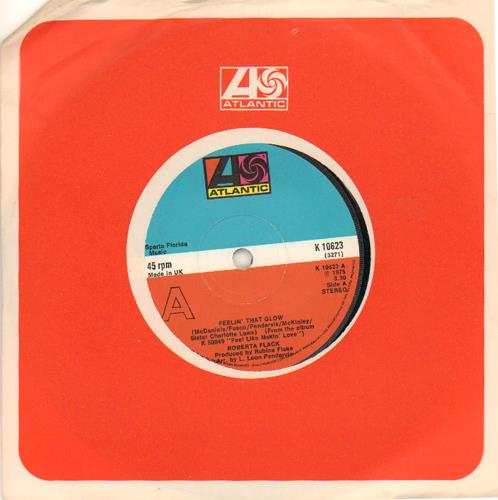 Roberta Flack Feelin' that Glow 7" vinyl single (7 inch record / 45) UK RFK07FE664441