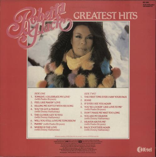 Roberta Flack Greatest Hits vinyl LP album (LP record) UK RFKLPGR676431