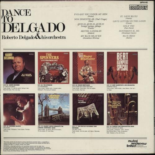 Roberto Delgado Dance To Delgado vinyl LP album (LP record) UK 7RDLPDA765251