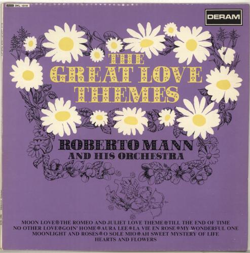 Roberto Mann The Great Love Themes vinyl LP album (LP record) UK RRVLPTH697520