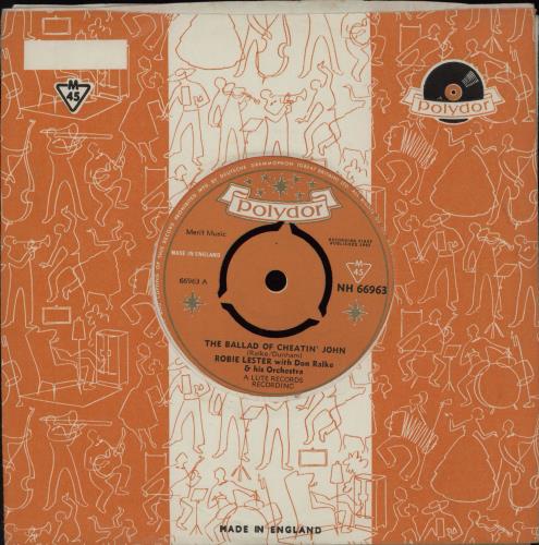 Robie Lester The Ballad Of Cheatin' John 7" vinyl single (7 inch record / 45) UK 2Z707TH762845