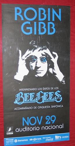 Robin Gibb Auditorio Nacional poster Mexican RGIPOAU348269