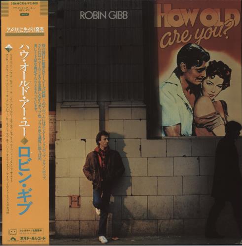Robin Gibb How Old Are You? vinyl LP album (LP record) Japanese RGILPHO266250