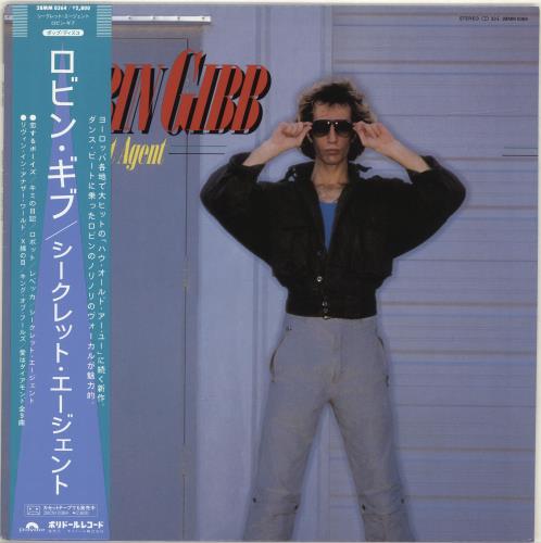 Robin Gibb Secret Agent vinyl LP album (LP record) Japanese RGILPSE166477