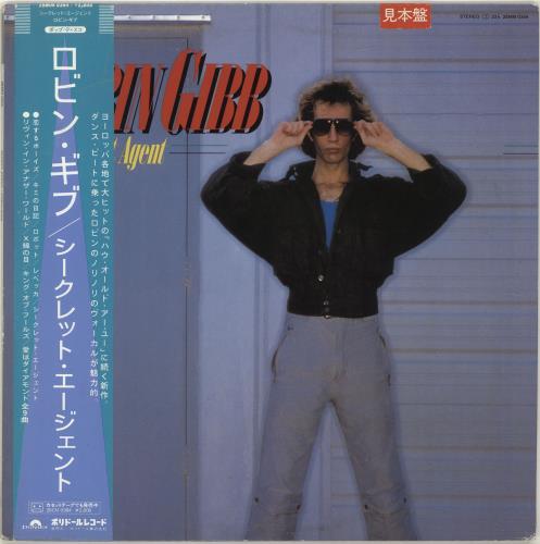 Robin Gibb Secret Agent vinyl LP album (LP record) Japanese RGILPSE176688