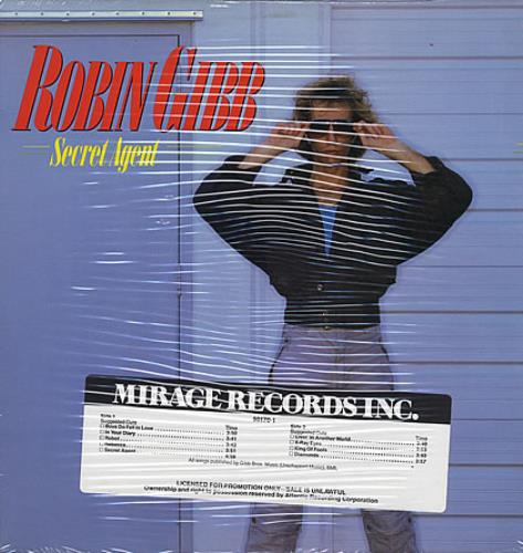 Robin Gibb Secret Agent vinyl LP album (LP record) US RGILPSE360927