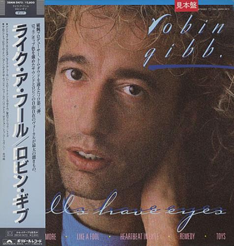 Robin Gibb Walls Have Eyes vinyl LP album (LP record) Japanese RGILPWA410956