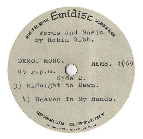 Robin Gibb Words And Music By Robin Gibb vinyl LP album (LP record) UK RGILPWO480636