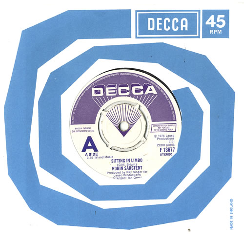 Robin Sarstedt Sitting In Limbo 7" vinyl single (7 inch record / 45) UK RS707SI593735