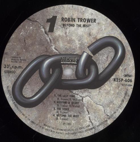 Robin Trower Beyond The Mist vinyl LP album (LP record) Japanese RTRLPBE836286