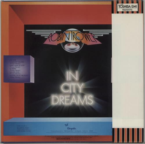 Robin Trower In City Dreams vinyl LP album (LP record) Japanese RTRLPIN200483